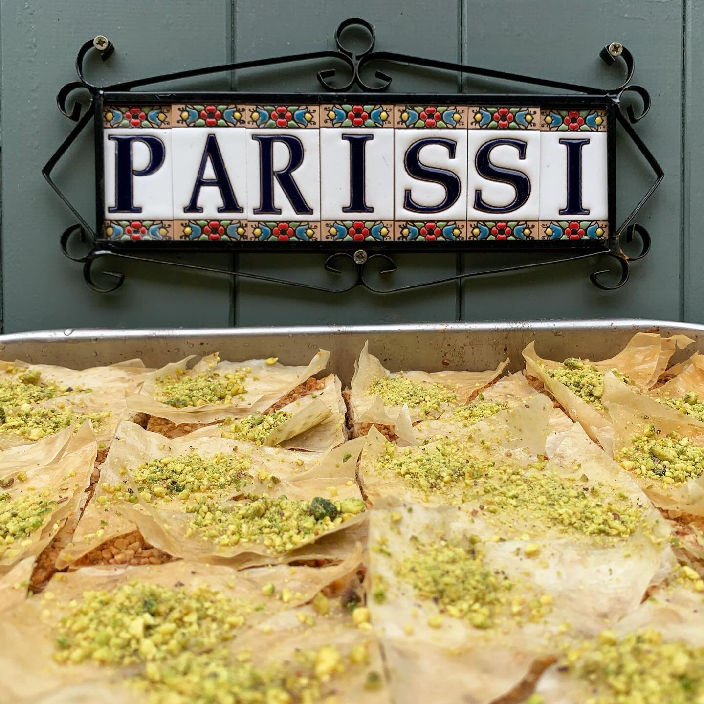 Our hand made Baklava. 

Those of you who tried this delicacy know what we&rsquo;re talking about.  Not to be missed, a sweet treat made by our one and only @germanvitale85 by hand, layer by layer with love and care. 

You can now enjoy it sit in or 