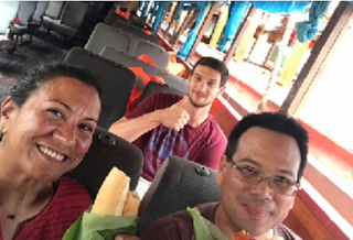  German Guy with us on the Redbus