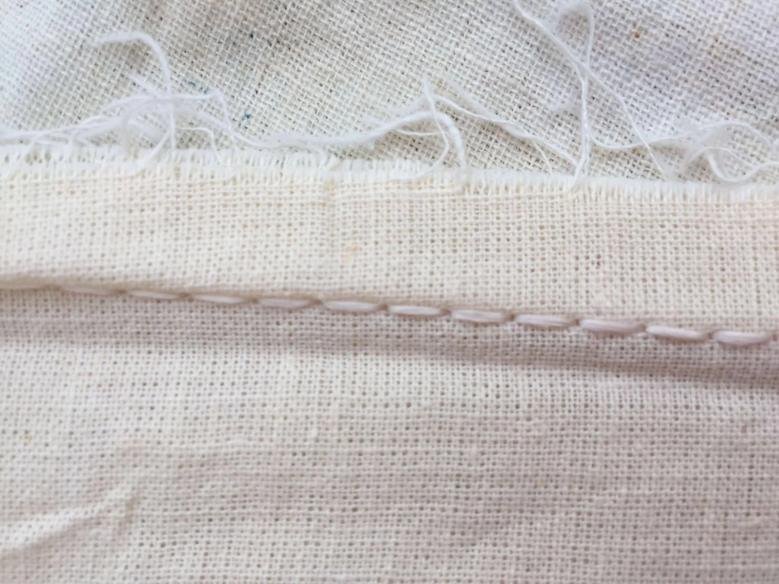 You can always spot a Feed Sack because of the open weave fabric. The thread would also be used knitting and crochet