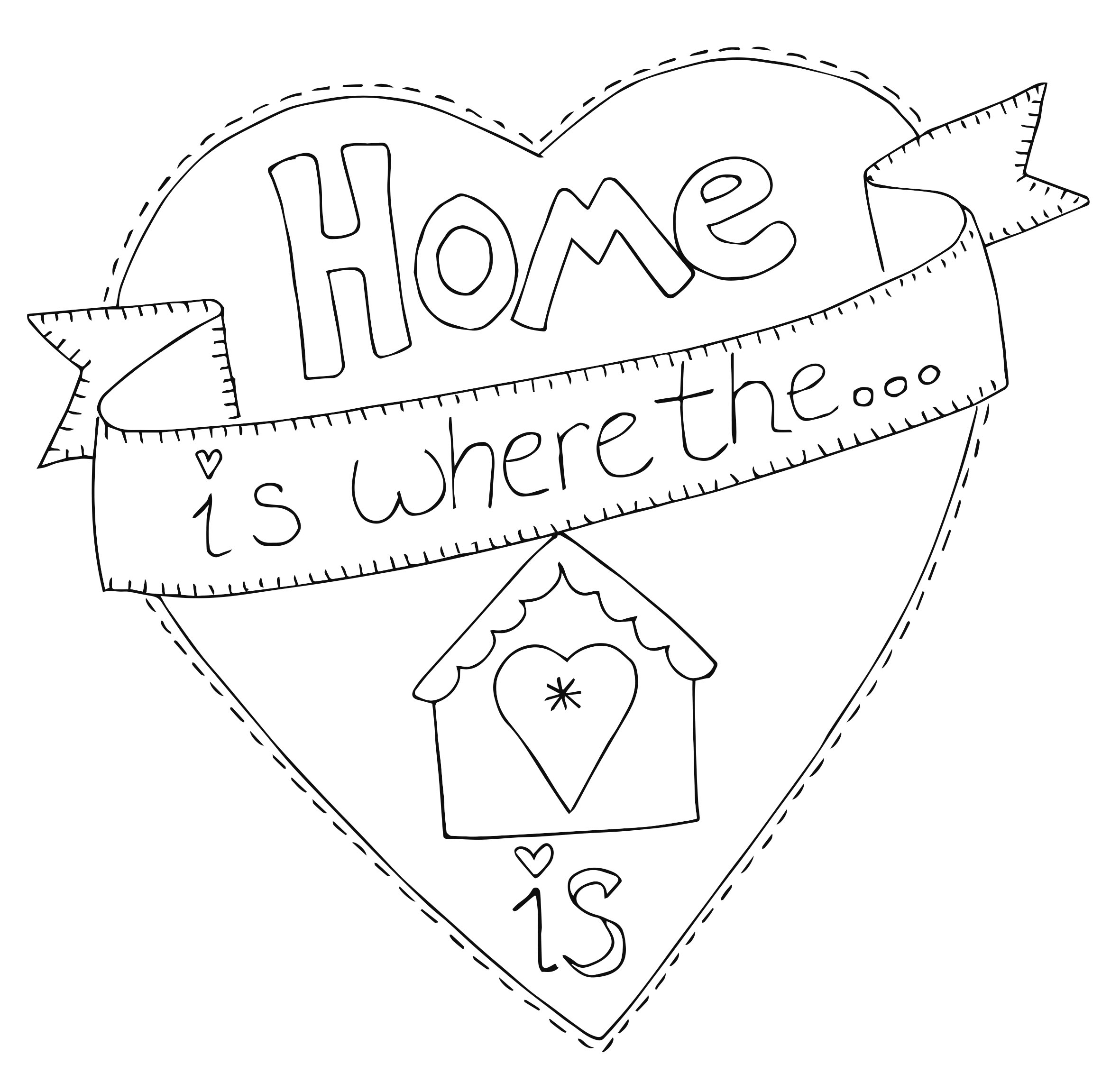 Home is Where... Digital Motif
