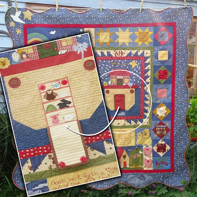 The Ark door opens to reveal the animals snuggly safe inside.