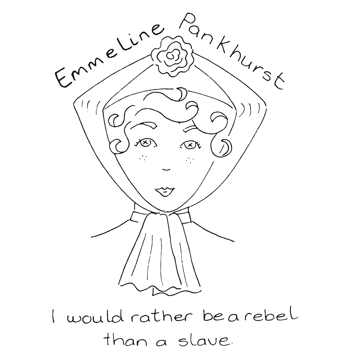 Emmeline Pankhurst Digital Motif