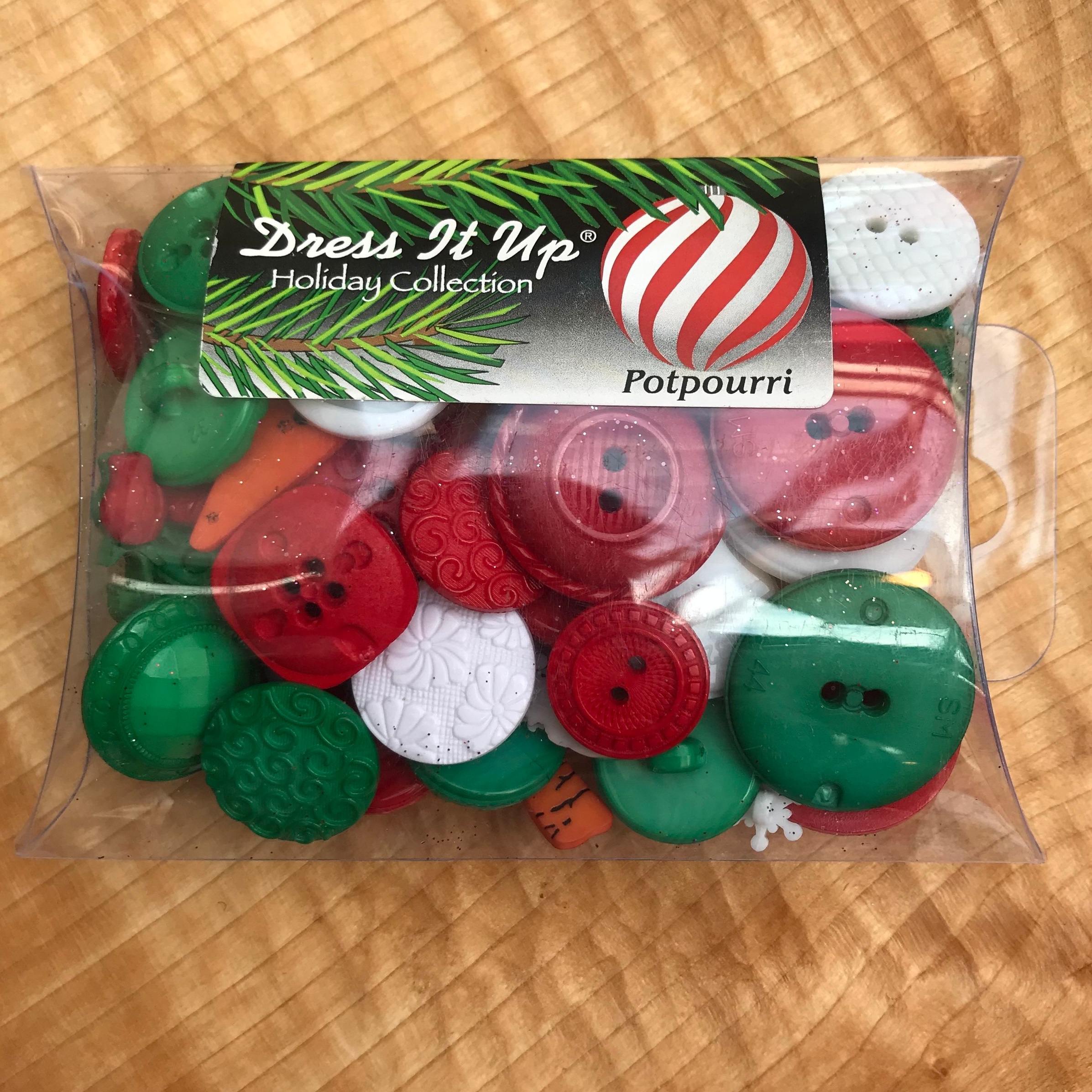 Pot Pourri Christmas Buttons