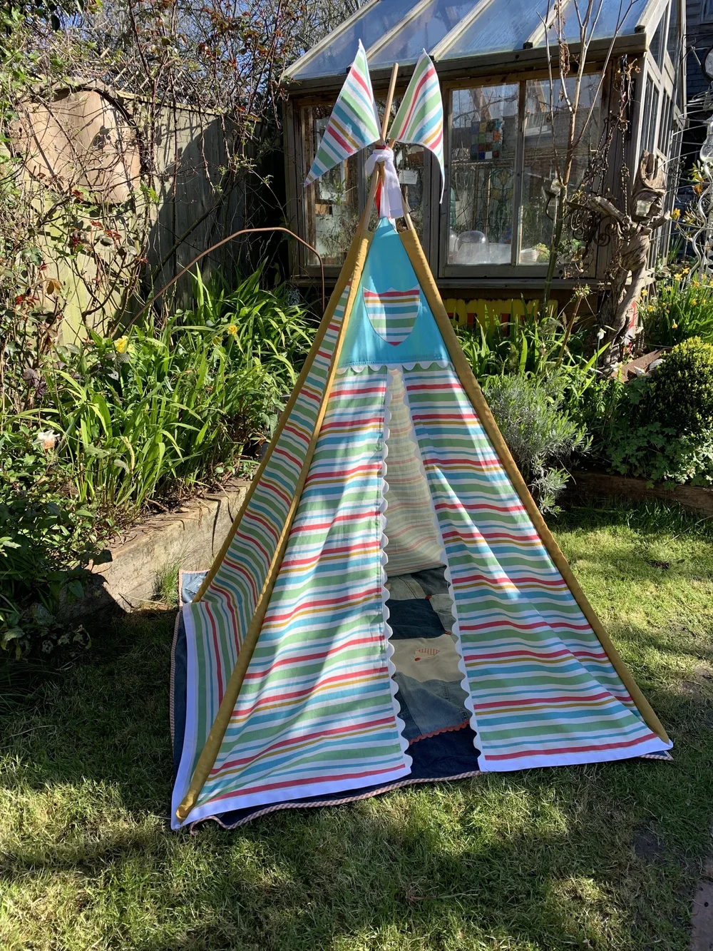 Plants Kids Garden Teepee Garden Teepee Kit — Dandelion Designs