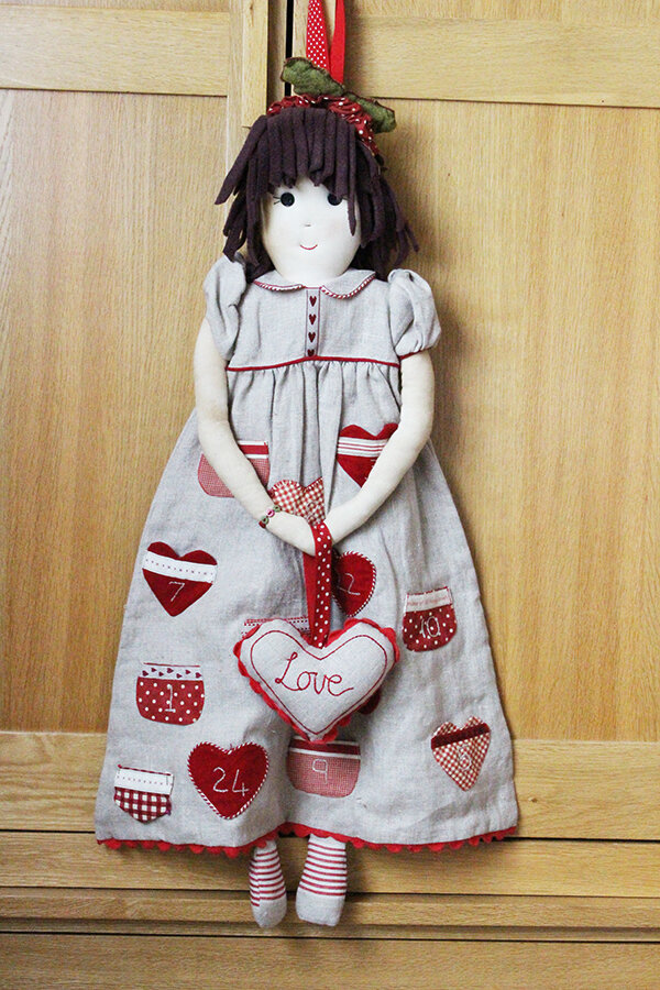 Ruby Doll Advent Calendar Pattern
