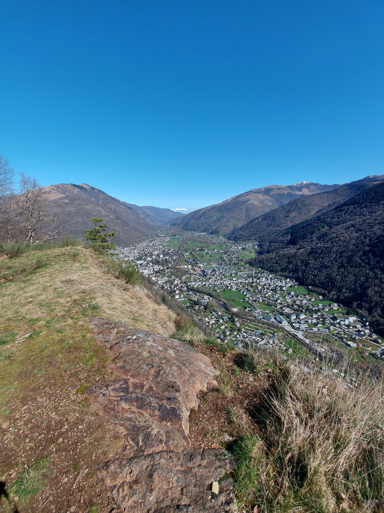 Views of Luchon from the Soulan Bend