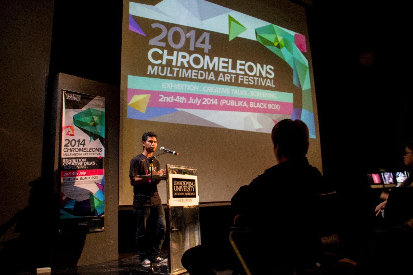 Our Exhibition President, Abdul Shakir, opening up the event