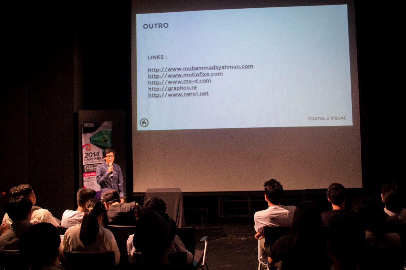 Syahman of Motiofixo talking about his passion for Projection Mapping