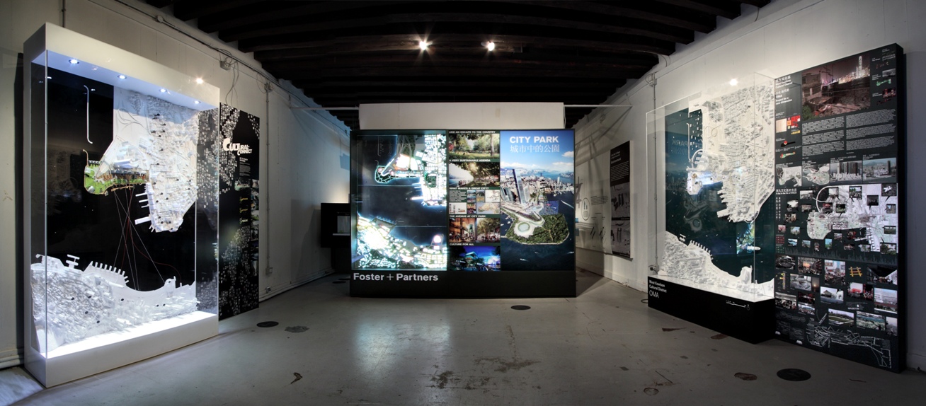    HONG KONG PAVILION, 12TH VENICE BIENNALE 2010, WKCD CONCEPT MASTERPLAN    Exhibition&nbsp;  GFA 100 m2  Project Architect at OMA  © OMA 
