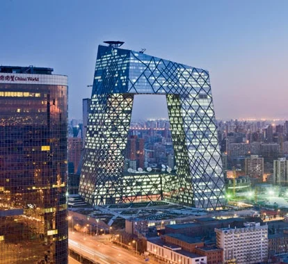    CCTV, CHINA CENTRAL TELEVISION HEADQUARTERS, BEIJING, CHINA    Special Interior Design and Fit-Out  GFA 175,000 m2  Senior Architect at OMA  © OMA&nbsp; 