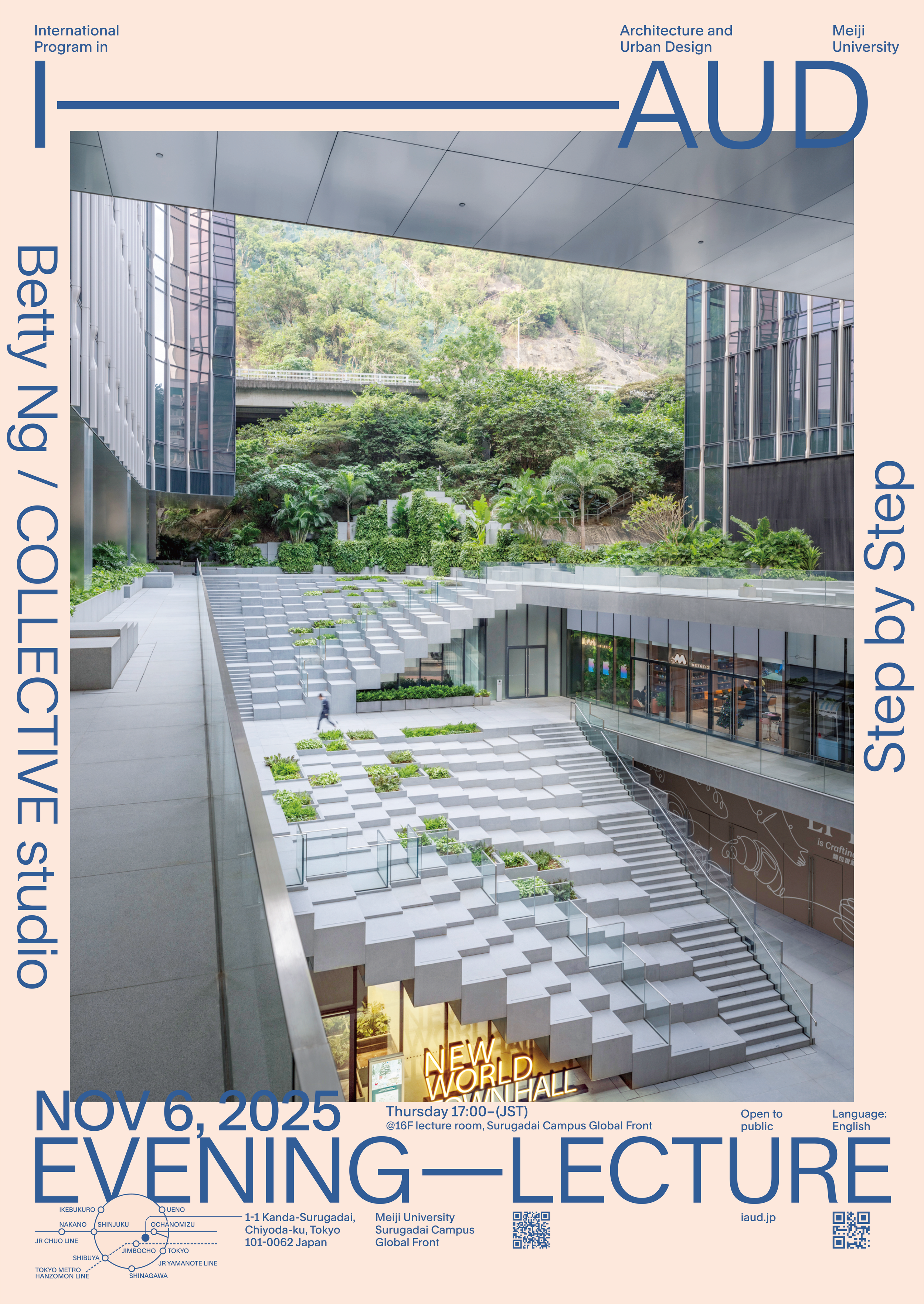 "Step by Step" - Evening lecture at Meiji University, Tokyo