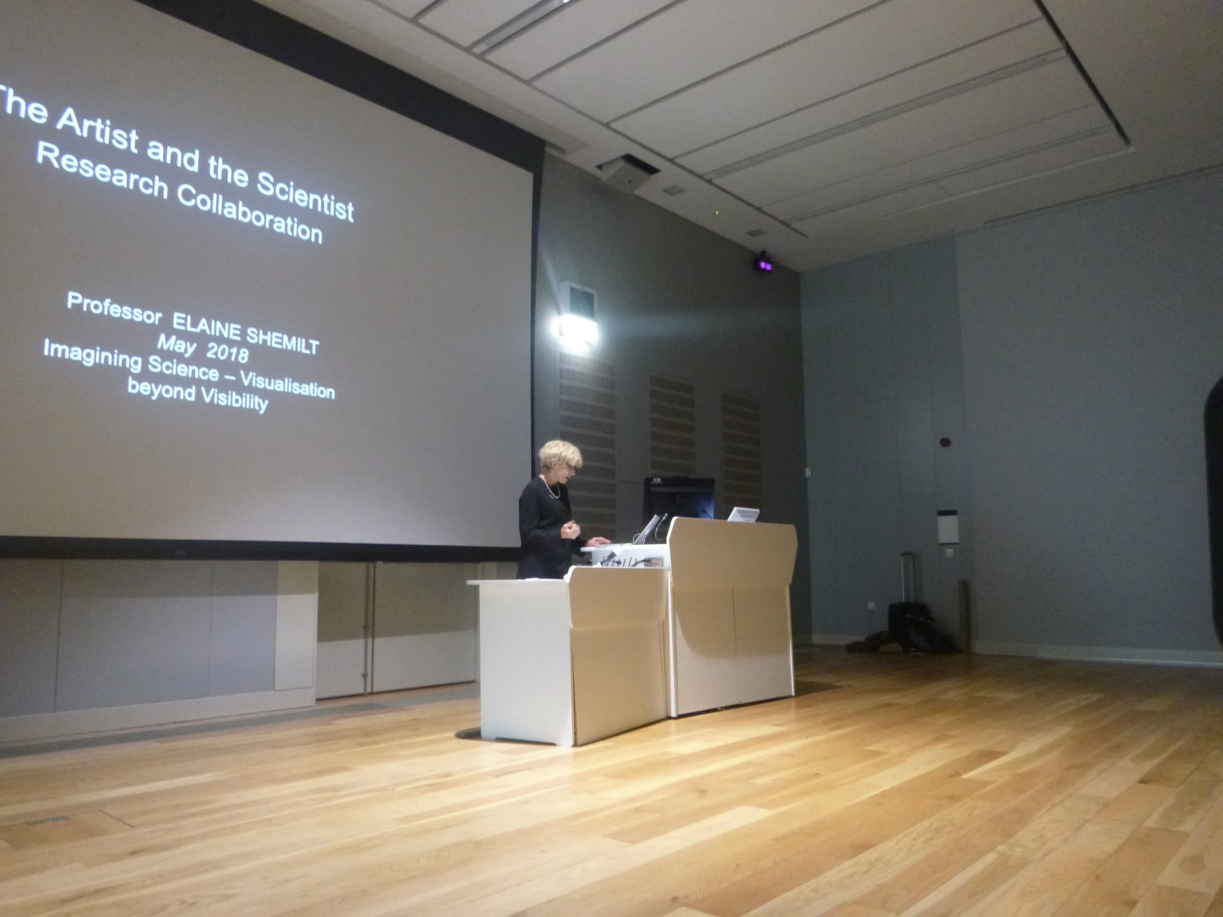 Gaf presents Professor Elaine Shemilt 