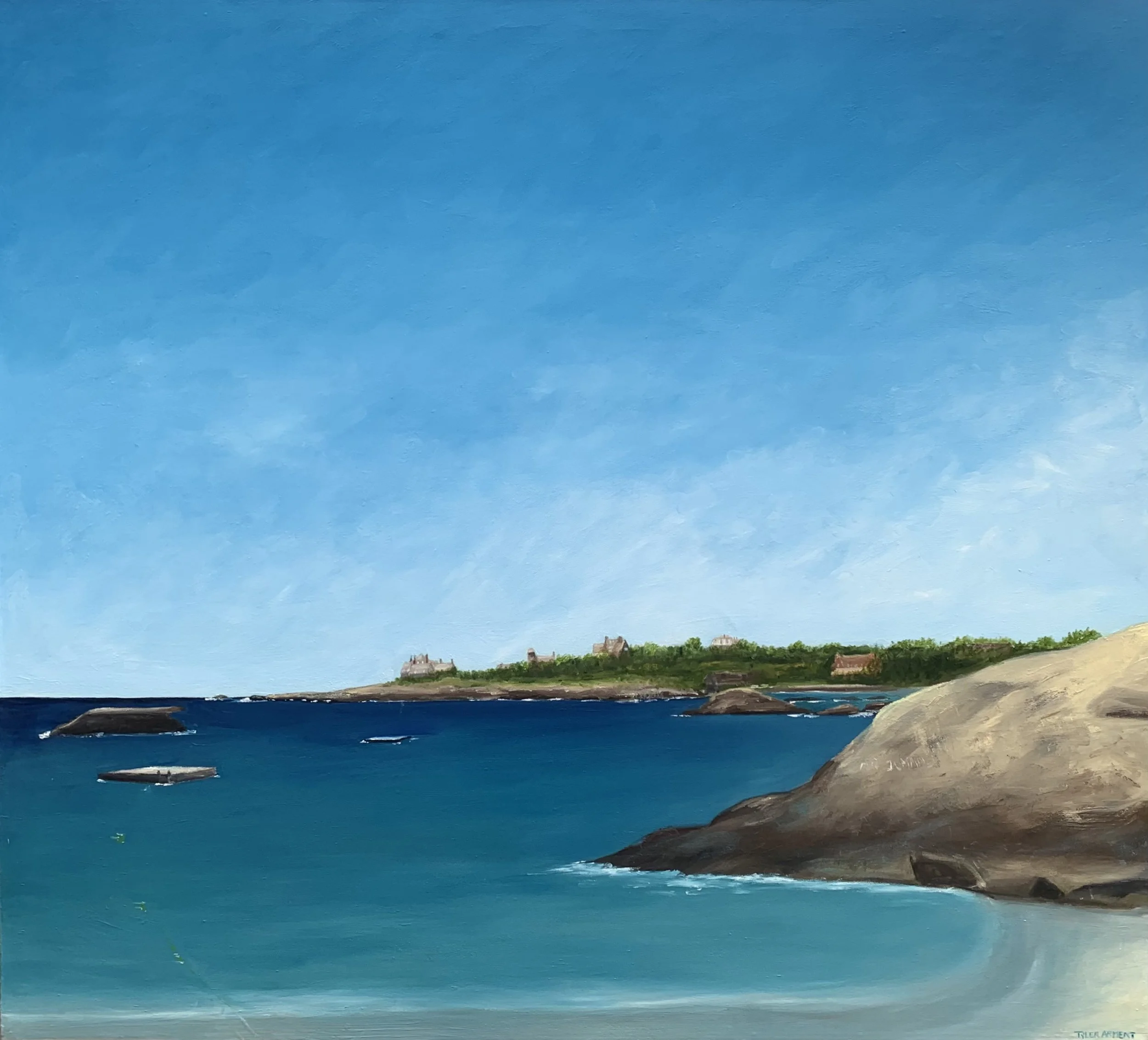 THE RAFT, GOOSEBERRY BEACH | 2024 | 54" x 64"