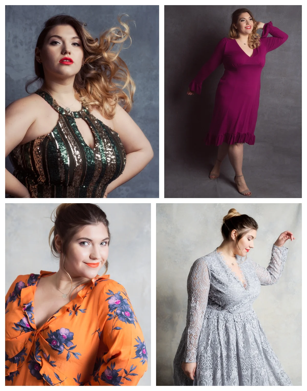 Plus size and curvy girls portrait session
