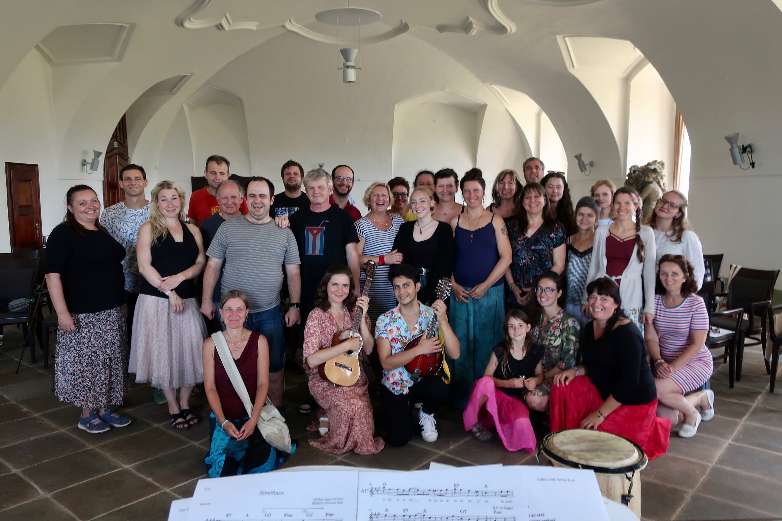 "La dílna" Latin American music workshop in Kuks, CZECH REPUBLIC - 2021