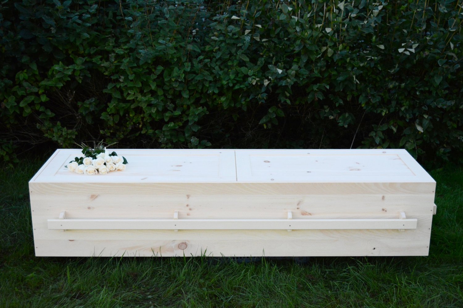 NB Pine Wood Casket — Fiddlehead Casket Company