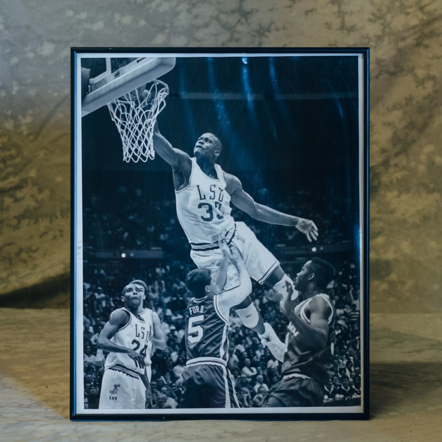 Black and White Shaq Photo