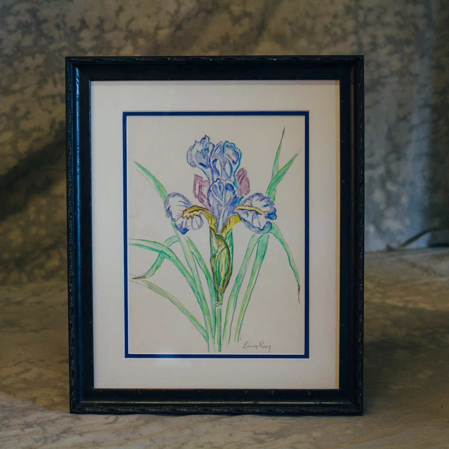 Signed Iris Framed Print