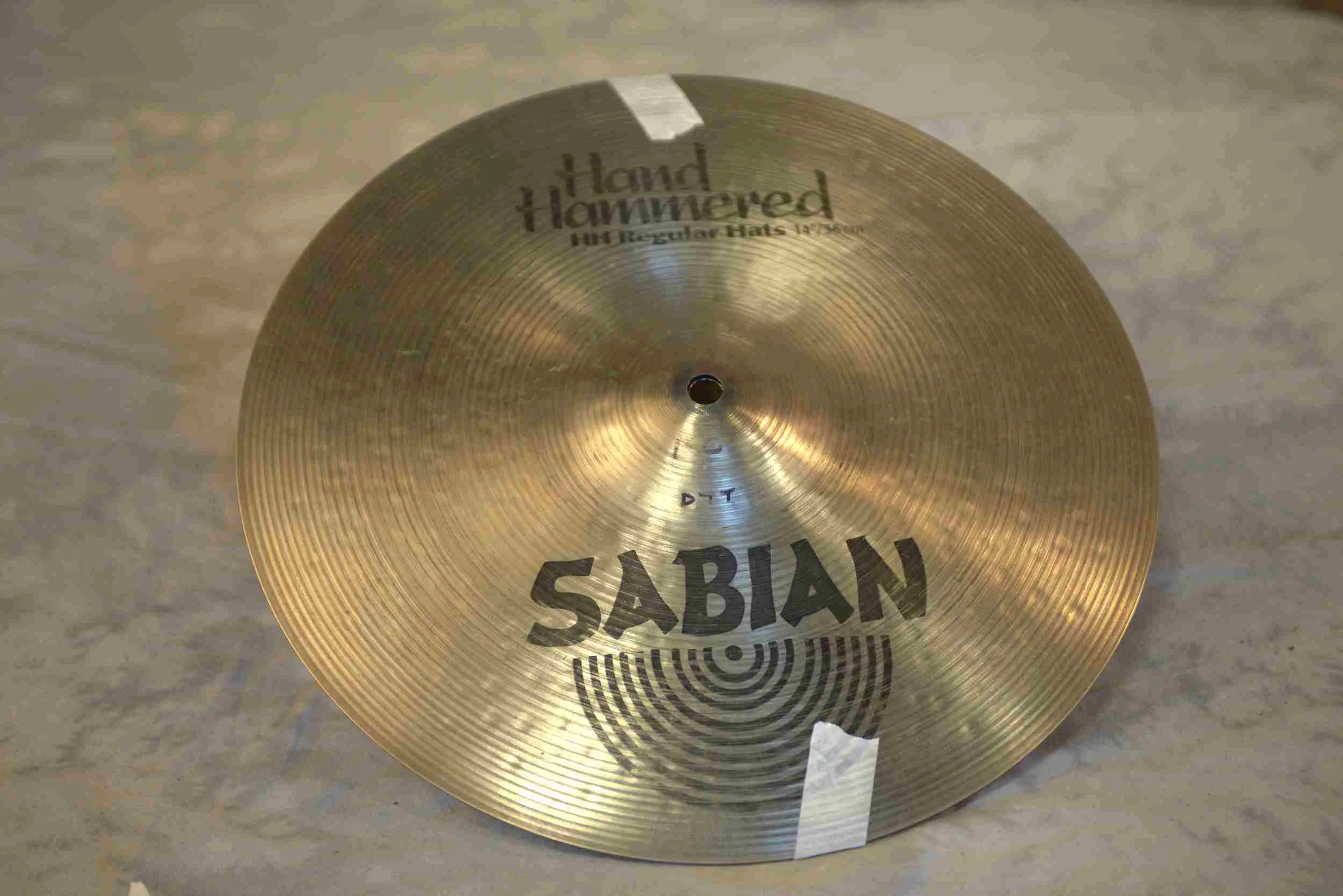 Sabian 14" hand hammered high hat pair