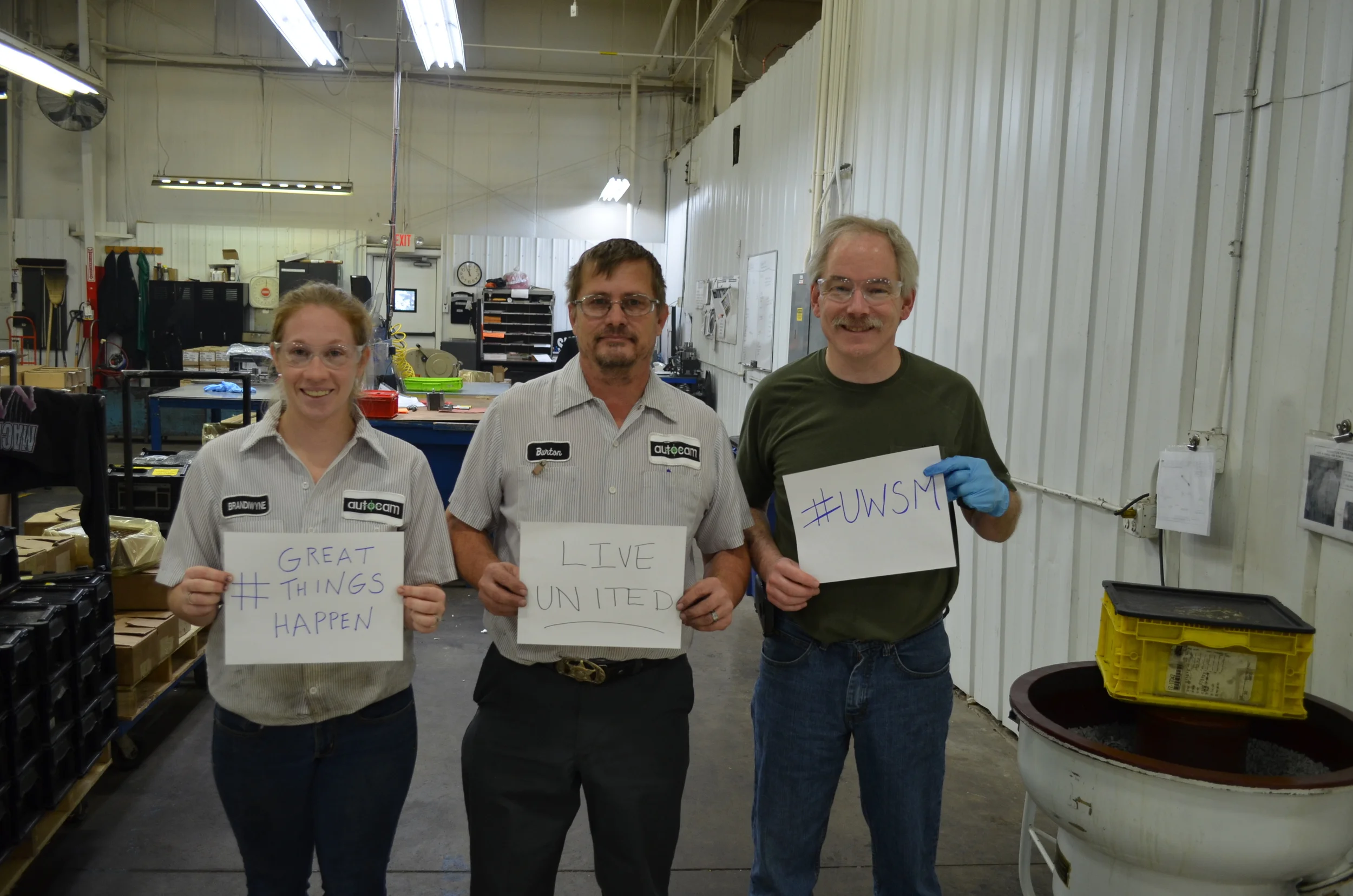 From left, Brandywine Harding, Burton Edgerly and Scott Fowler give to the United Way of Southwest Michigan because they know the dollars stay local to address local needs.