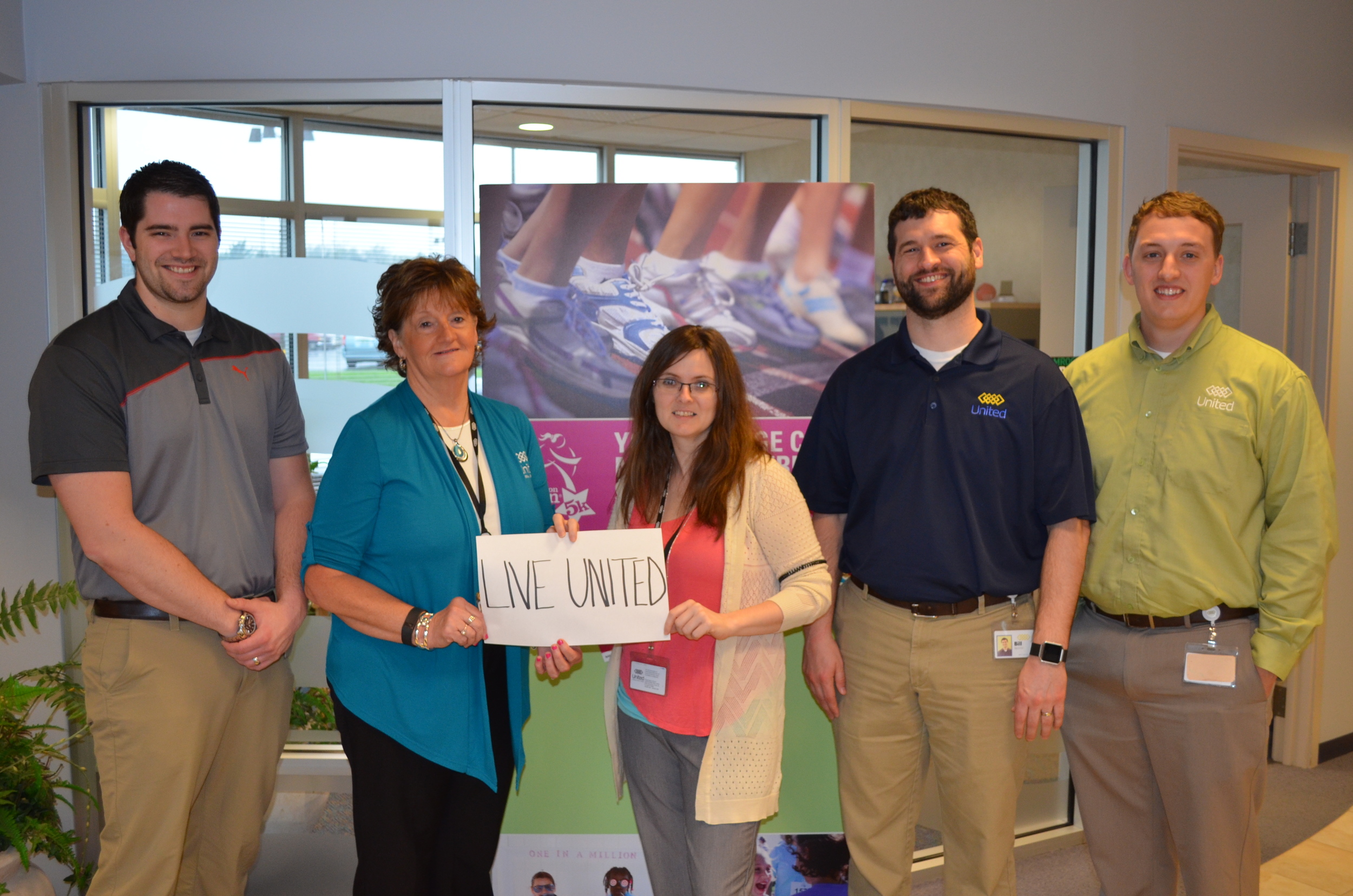 Berrien Springs Branch (left to right): Zack Book, Judy Larson, Juliet Sill, Bill Beckman, Dustin Jankoviak