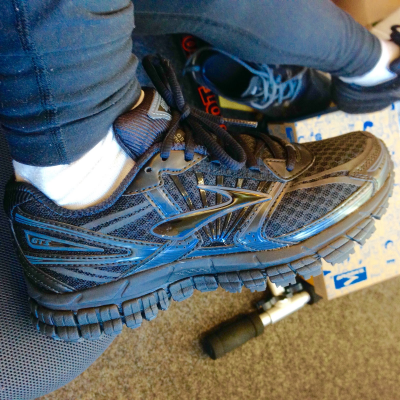 The offending Brooks GTS 15