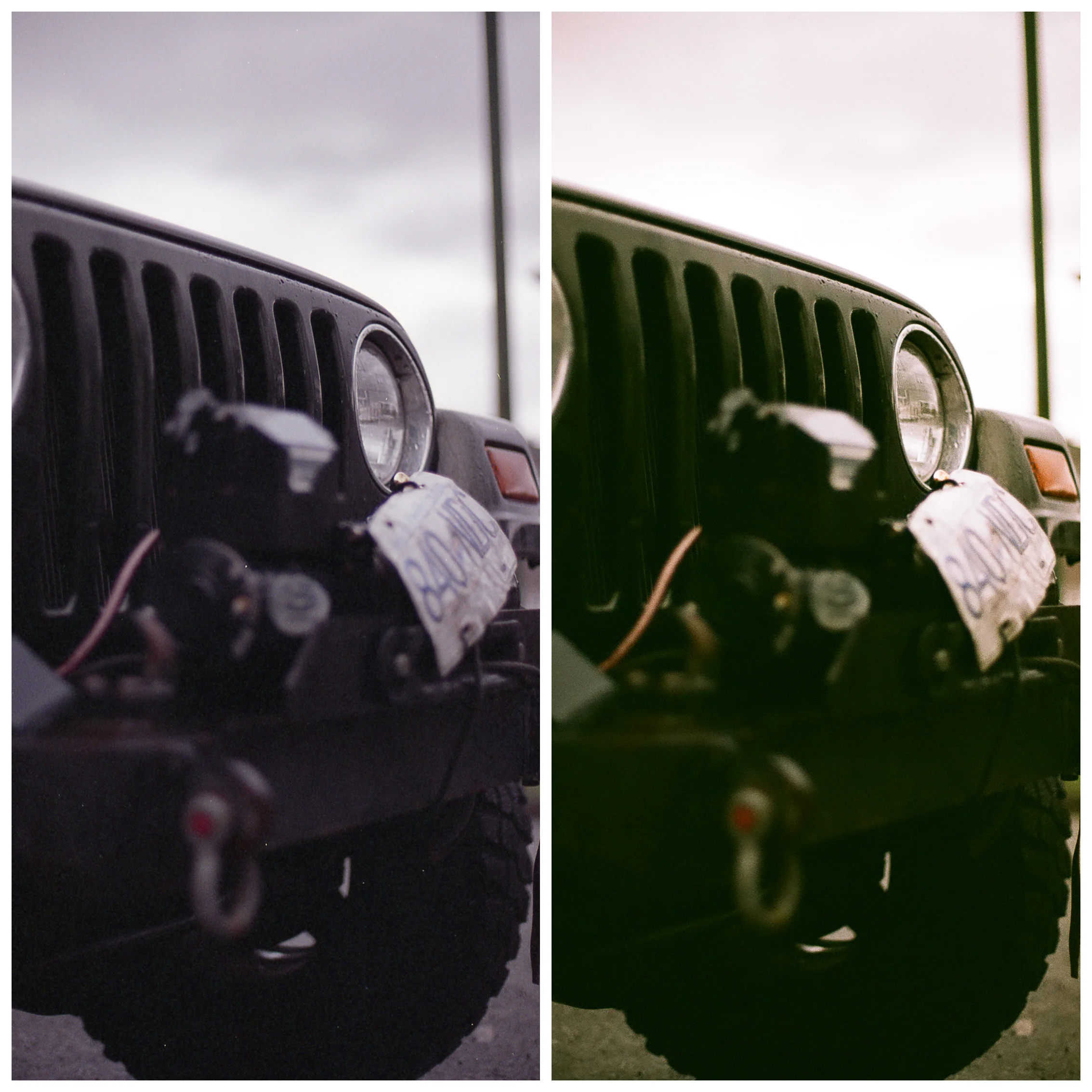 Left: At Home Scan with editing | Right: Lab Scan with editing