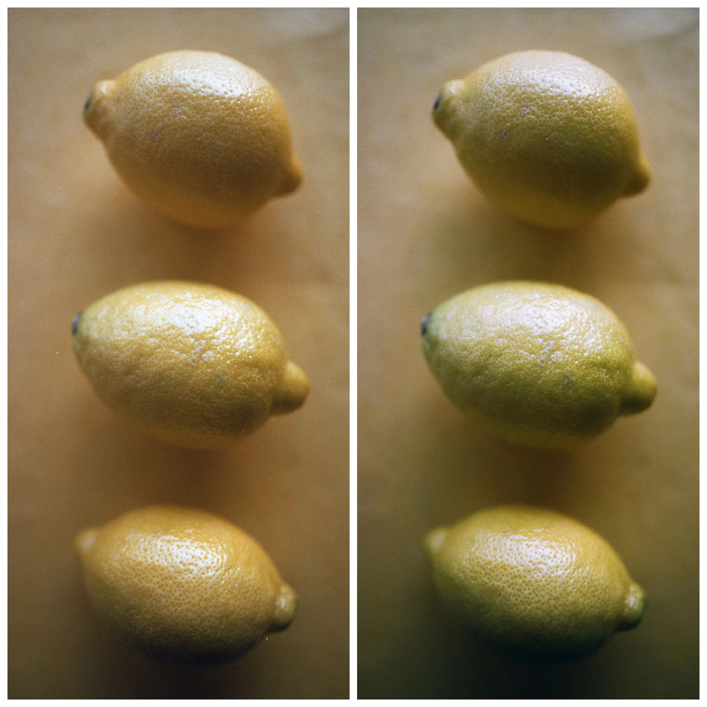 Left: Home Scan | Right: Lab Scan