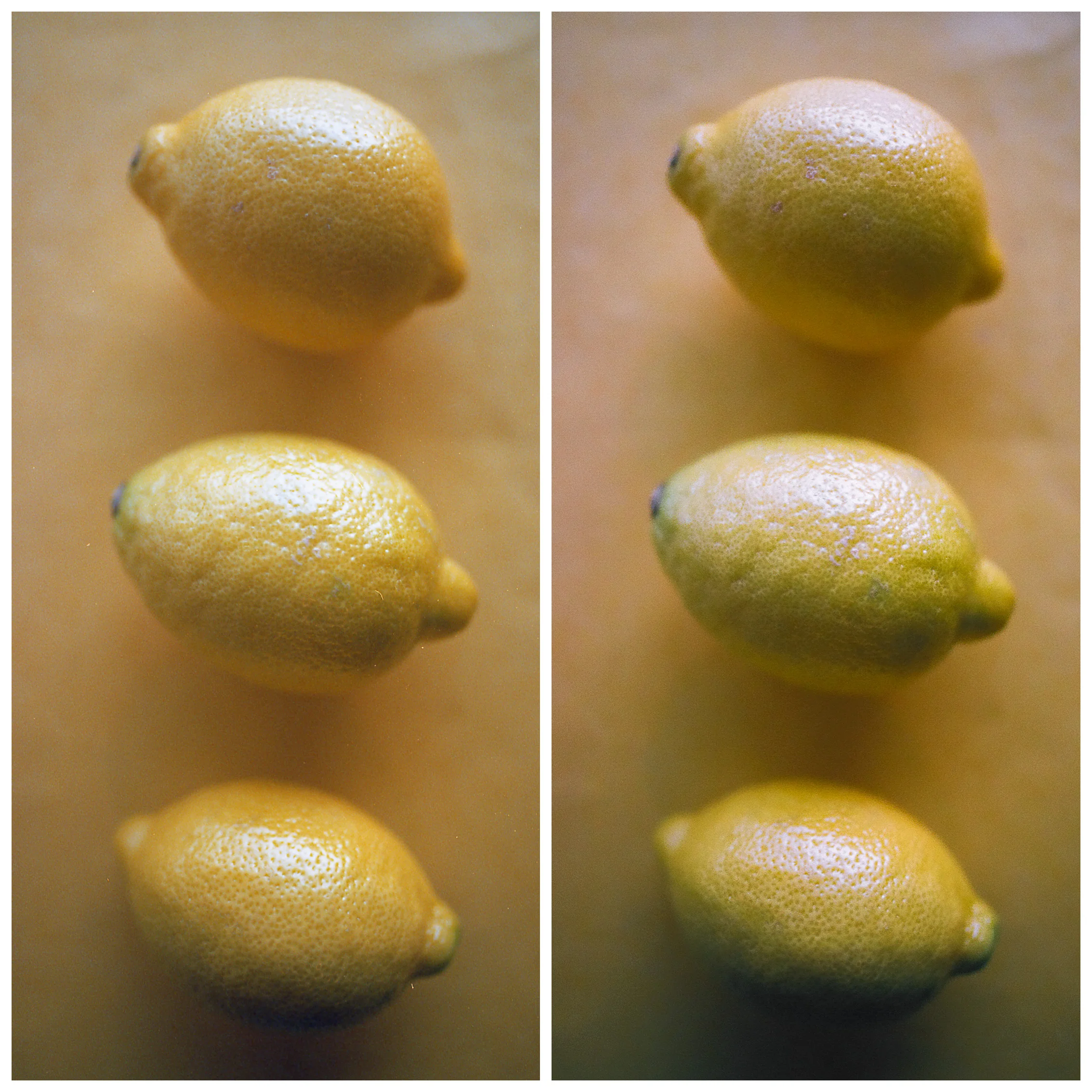 Left: At Home Scan with editing | Right: Lab Scan with editing