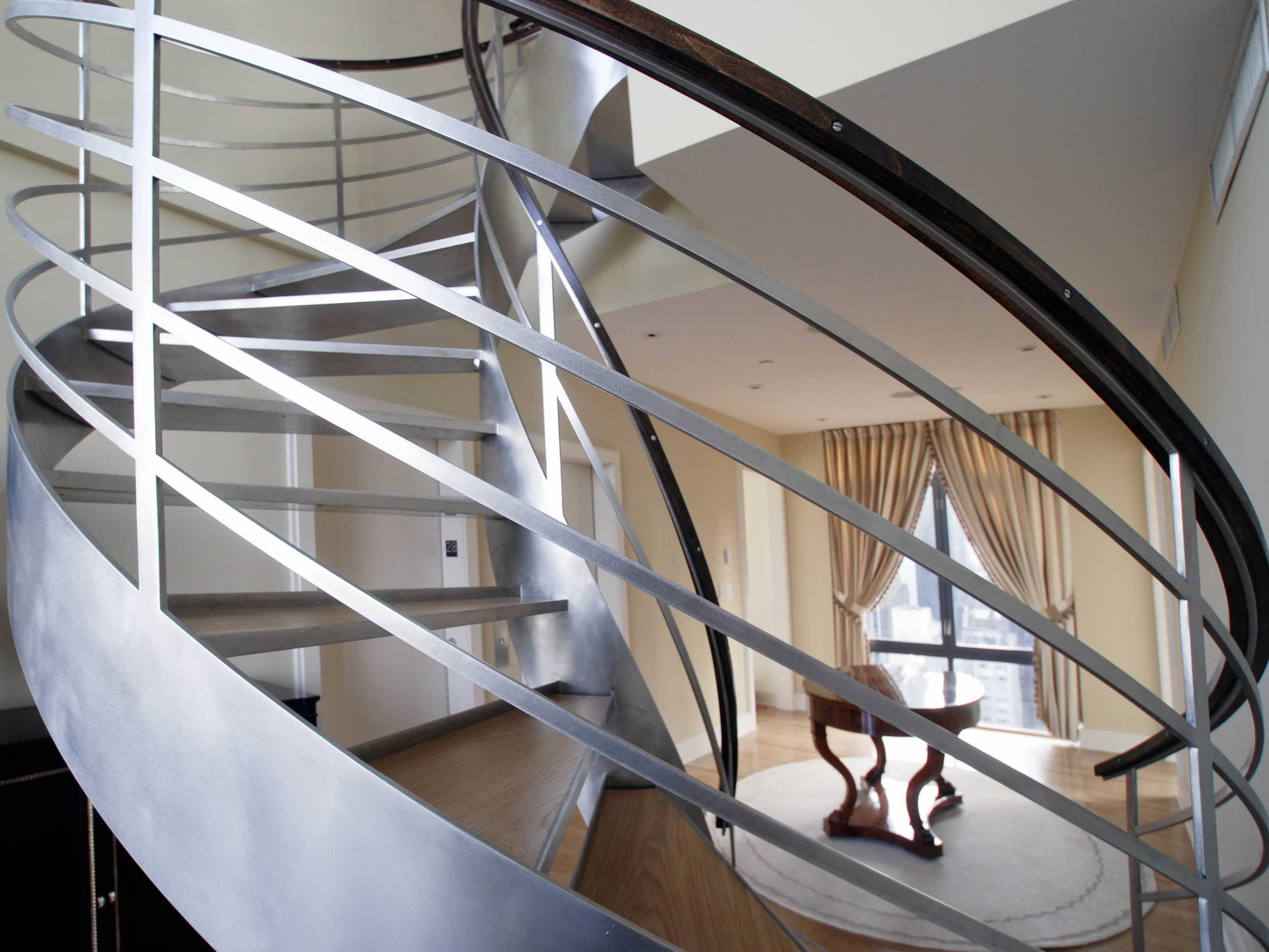 Stainless Steel Helix Staircase