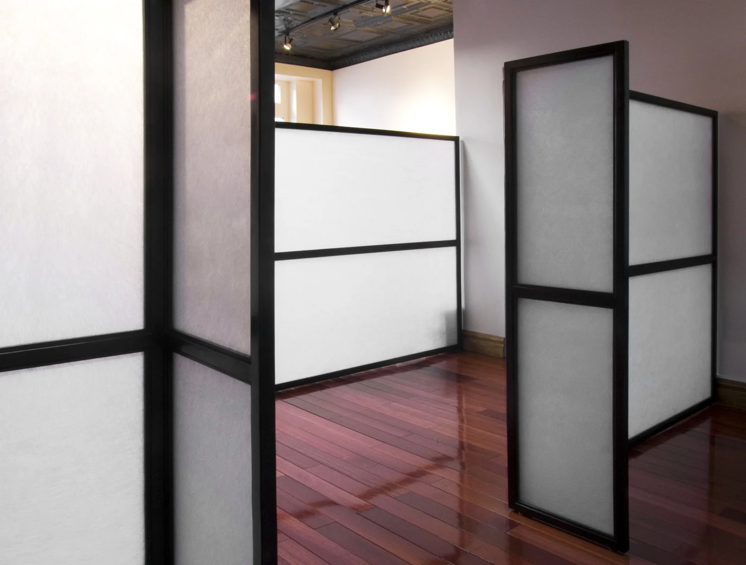 Glass & Petina Steel Office Divider — Custom Metal Fabrication in ...