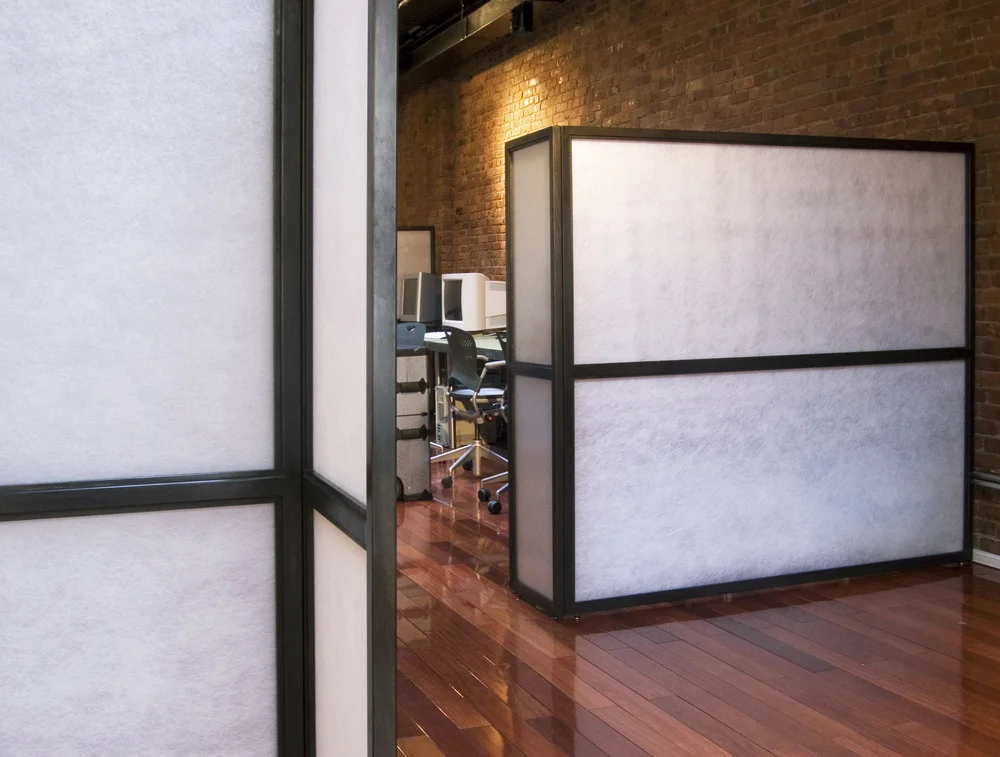 Glass & Petina Steel Office Divider — Custom Metal Fabrication in ...