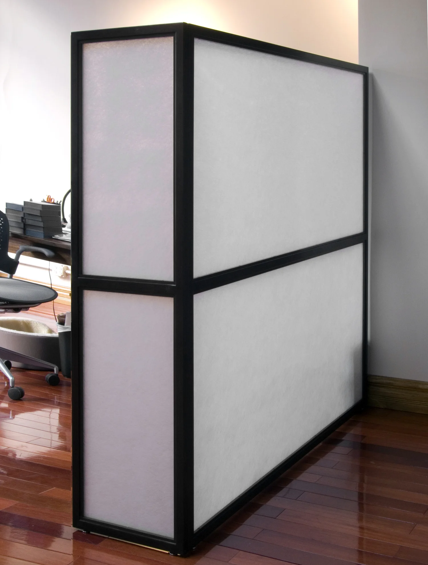 Glass & Petina Steel Office Divider — Custom Metal Fabrication in ...