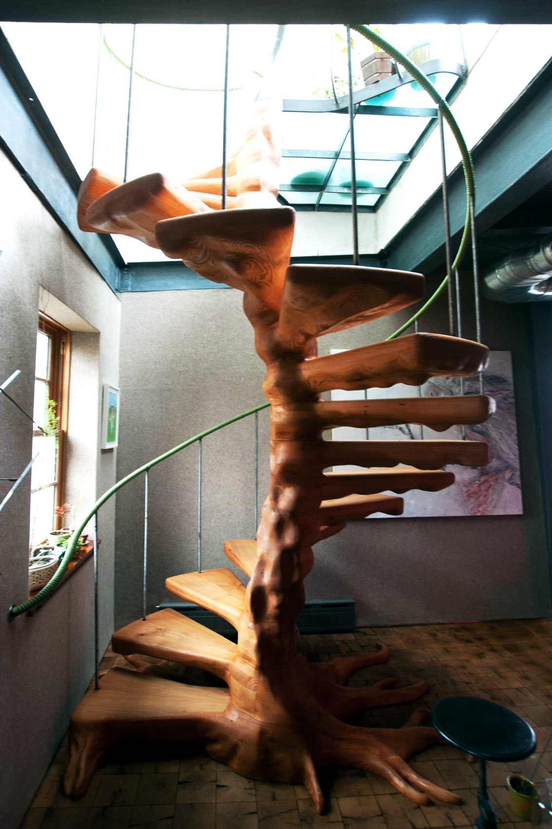 Wood Staircase