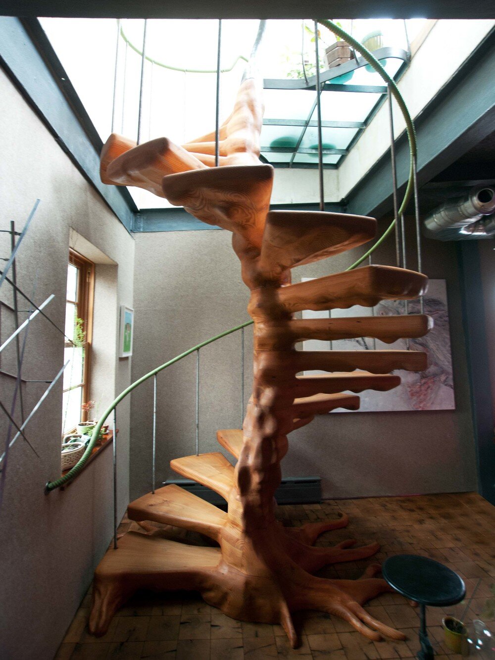 Wood Staircase