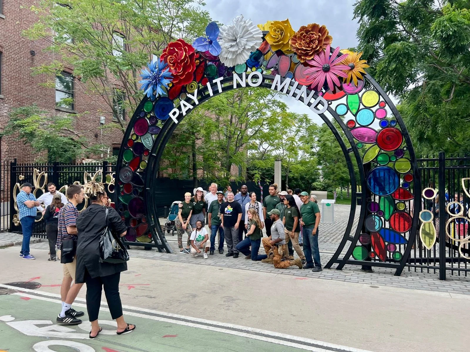 Marsha P. Johnson State Park Floral Gateway