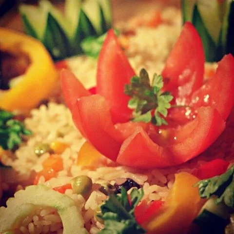 Senegal style lounasta African Potsissa. #senegal #helsinki #foodgasm #ruoka #instafood #visithelsinki #african