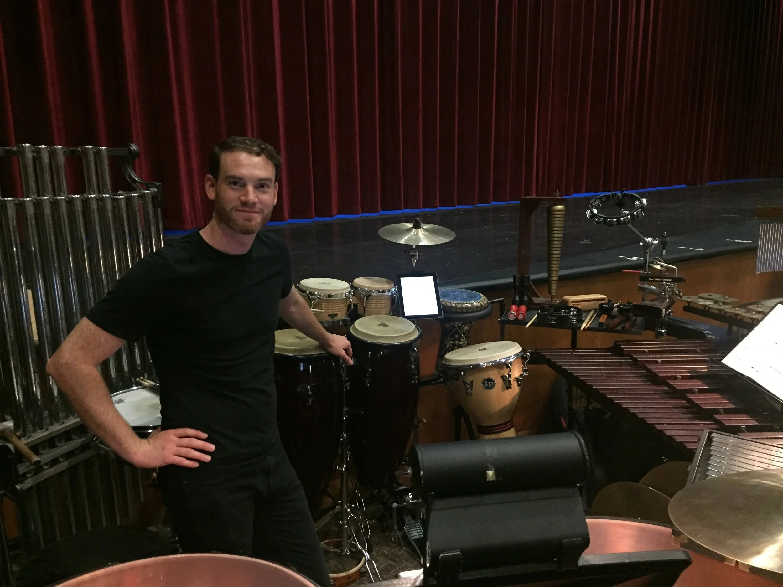  In the pit for Shrek The Musical at Trumbull Youth Association.  8/3/18 