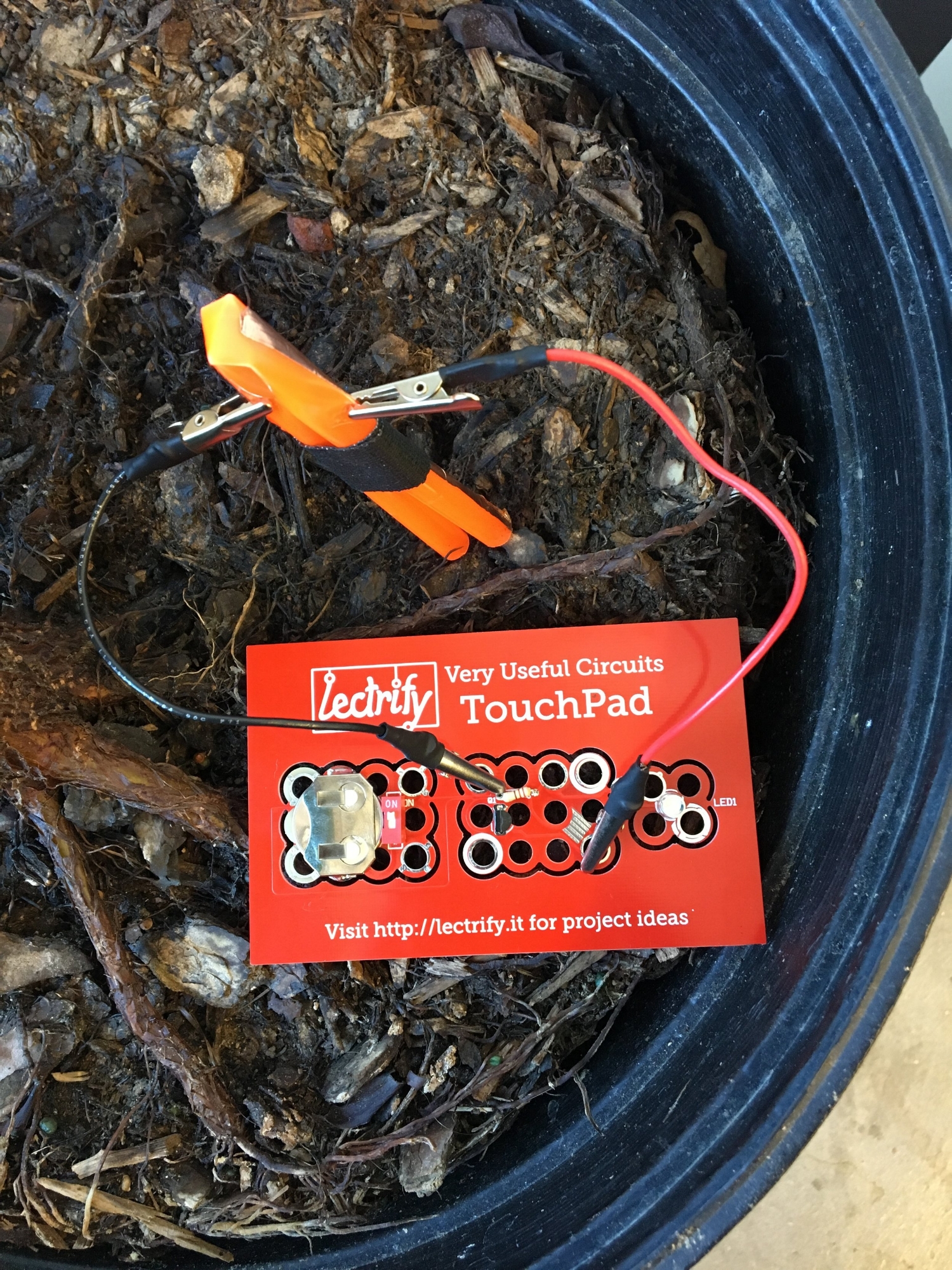  Use Touchpad to measure soil levels 