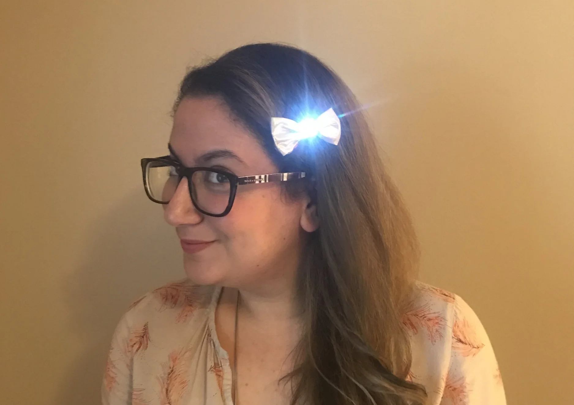  LED hairpins that light up 