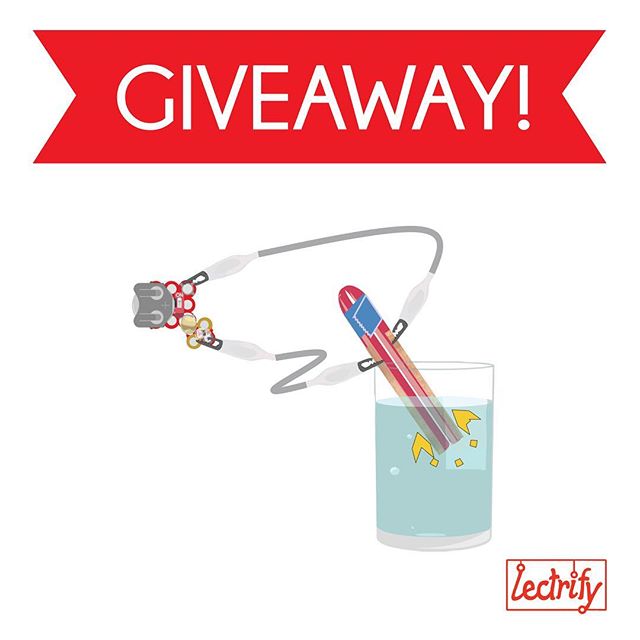 We&rsquo;re giving away an Exploring Conductivity pack this week! It includes batteries, LEDs, alligator clips, straws and copper tape. Students make their own probes and conduct lab experiments to test water quality! 
Tag your favorite educator on o