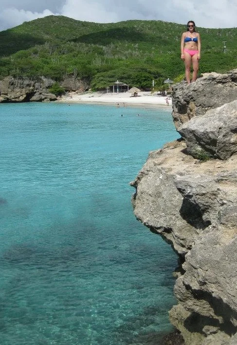 Photo above: Jumping off that cliff reminded me of how pivotal trying new things, being spontaneous and adventurous are to my definition of success. Not that I'm cliff-jumping often as a coach, but stepping outside my comfort zone to try new things is key.