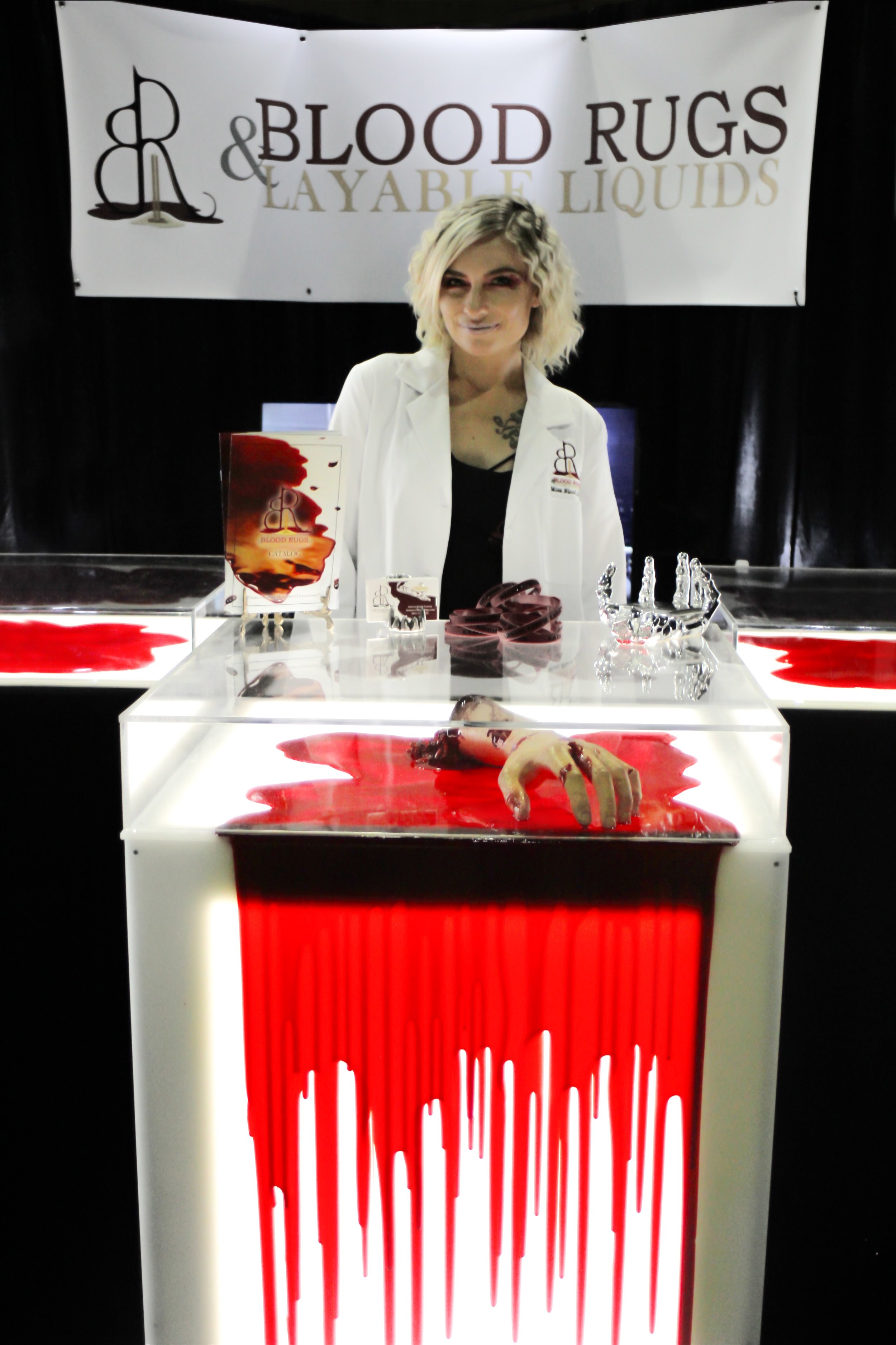 Blood Rugs & Layable Liquids Booth