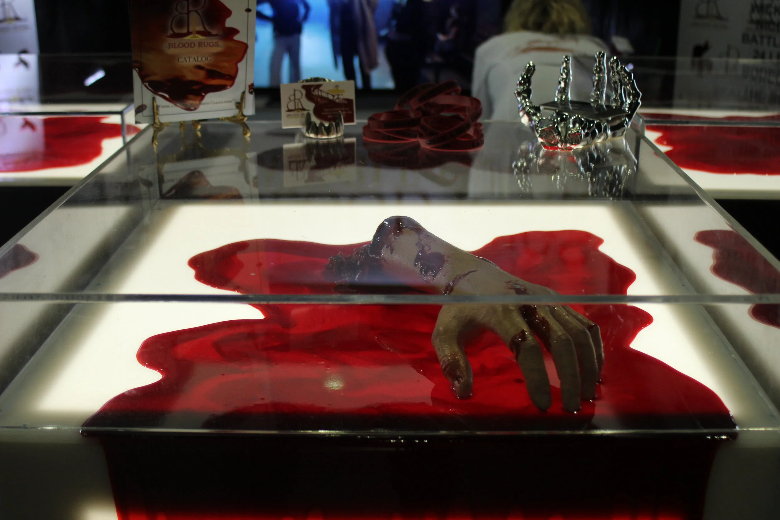 Blood Rugs & Layable Liquids Booth
