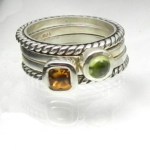 Gold Filled Ring - Birthstone Ring - May