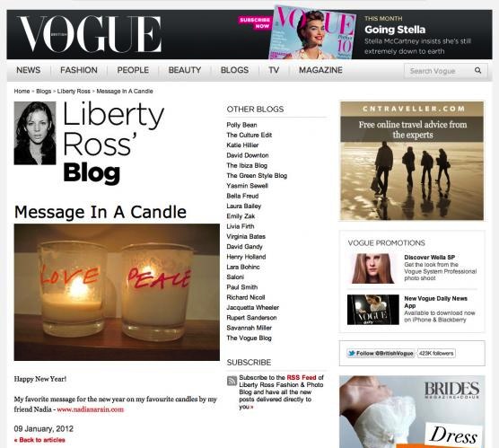 Vogue: Jan 2012