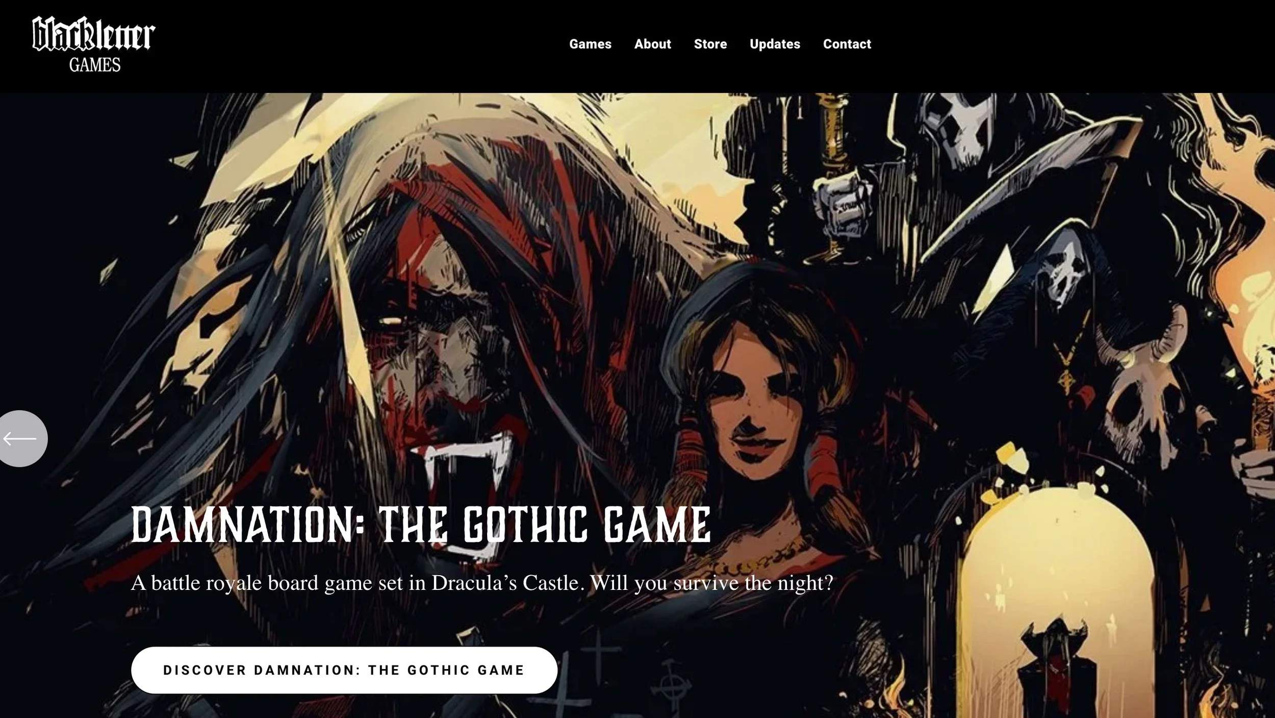 Web Design - Blackletter Games