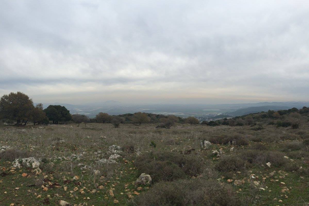 From Caleb's recent trip to Israel, taken on top of Mt. Carmel.