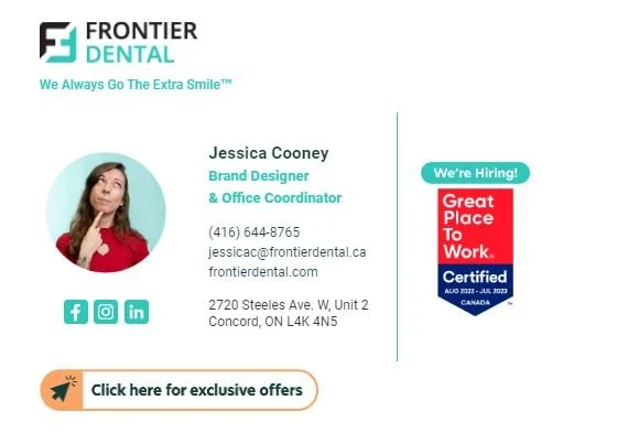 An equal amount of passion in shaping Frontier's internal company culture.