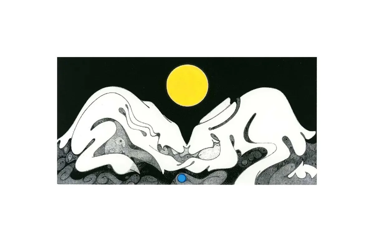 Farm Series - Moon Rabbits